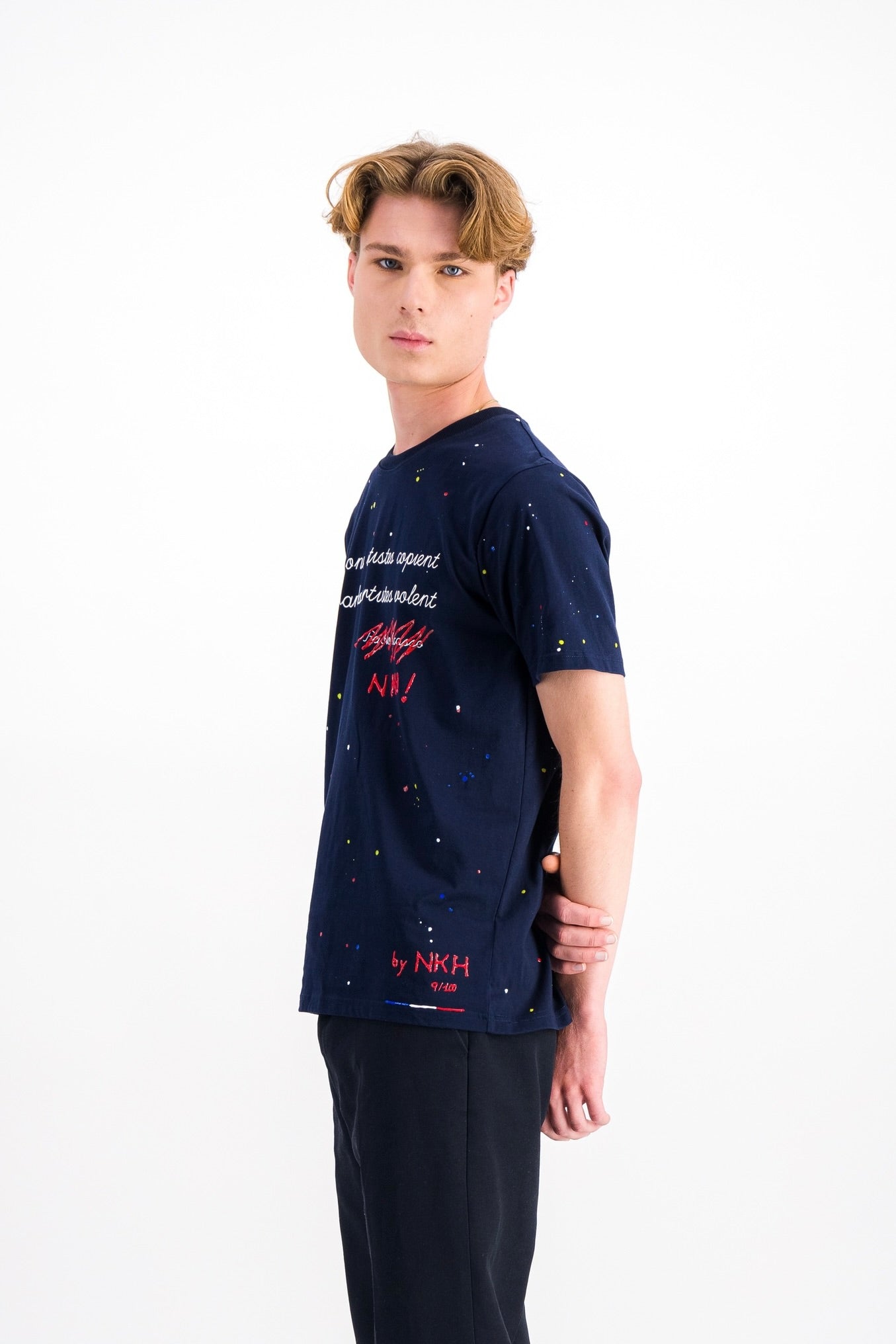 Tee-shirt bleu marine - Les bons artistes copient