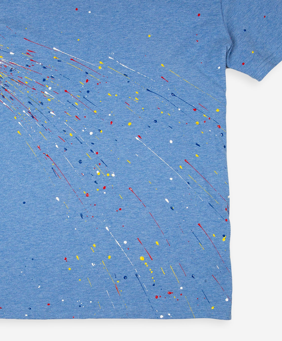 Tee-shirt bleu chiné - Firework