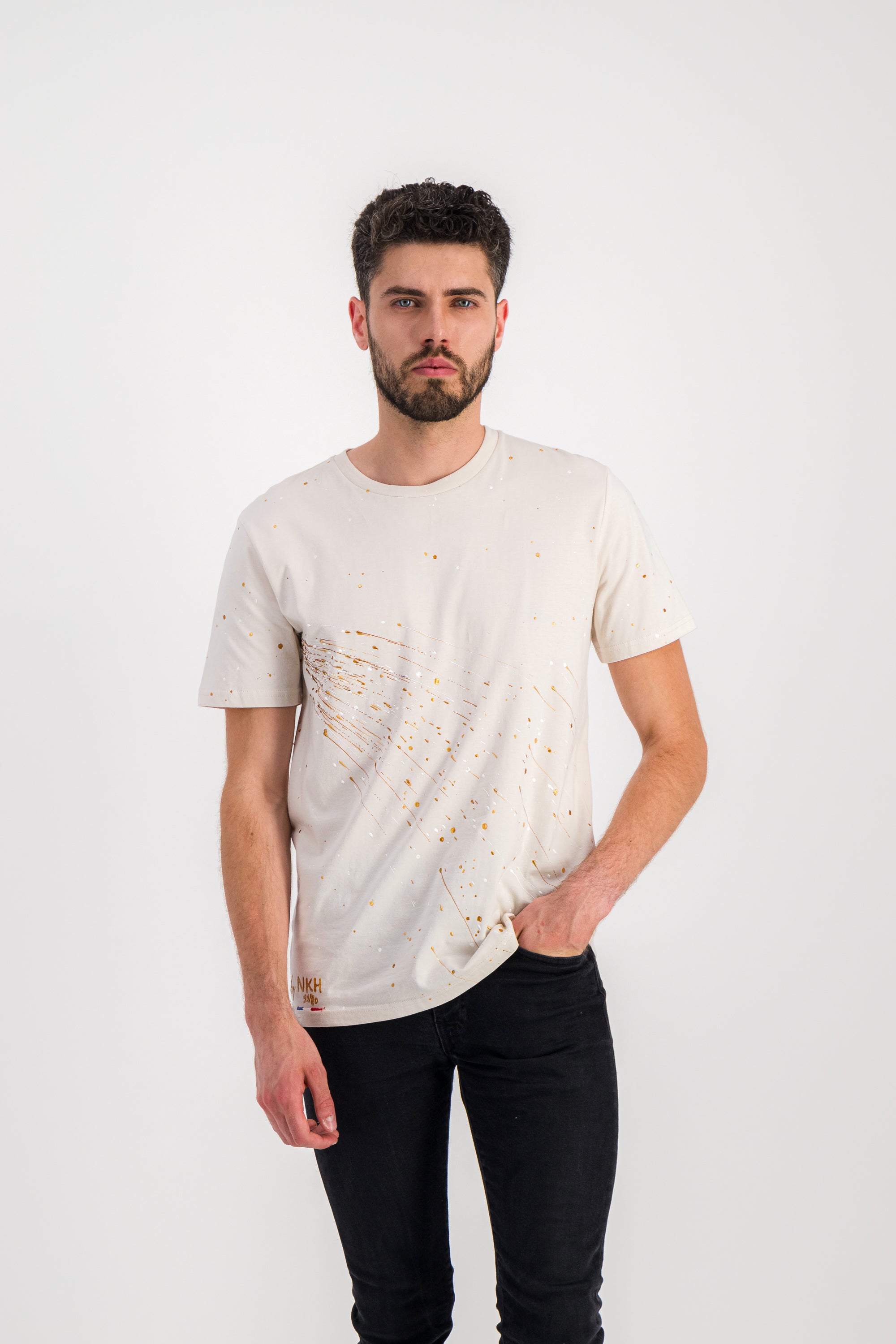 Tee-shirt blanc cassé - Firework